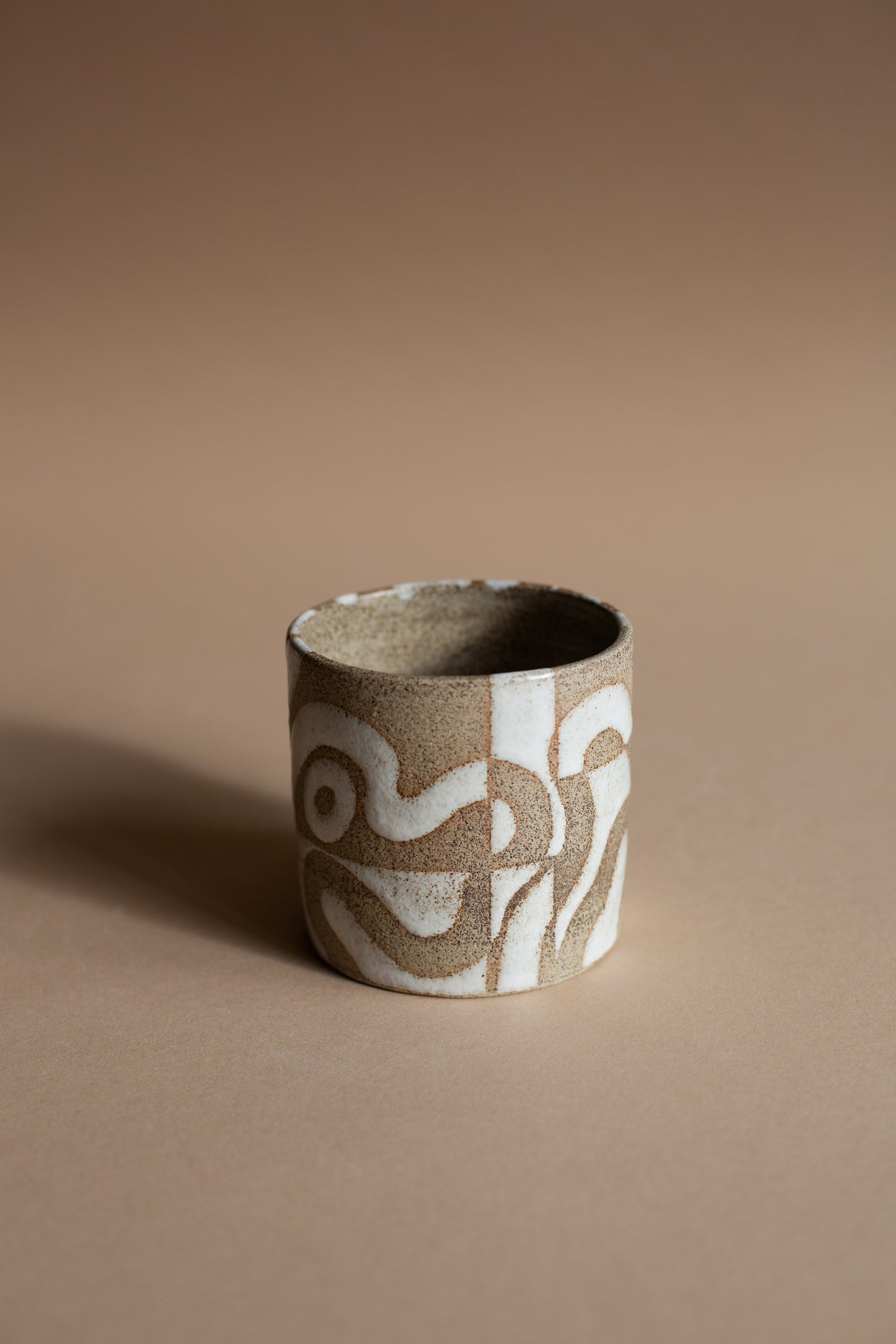 Squiggly White Double Trouble Mug