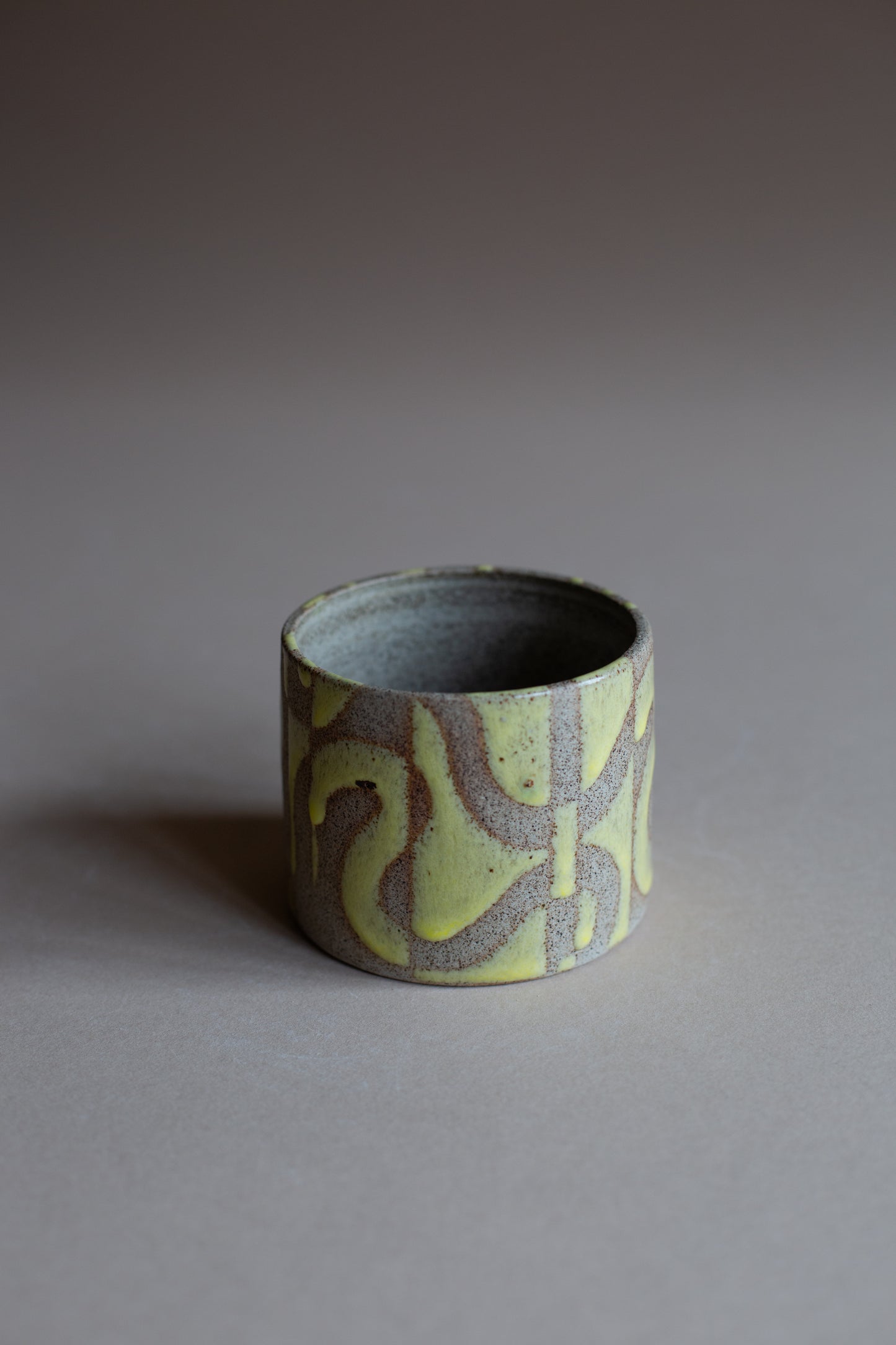 Squiggly Yellow Vessel