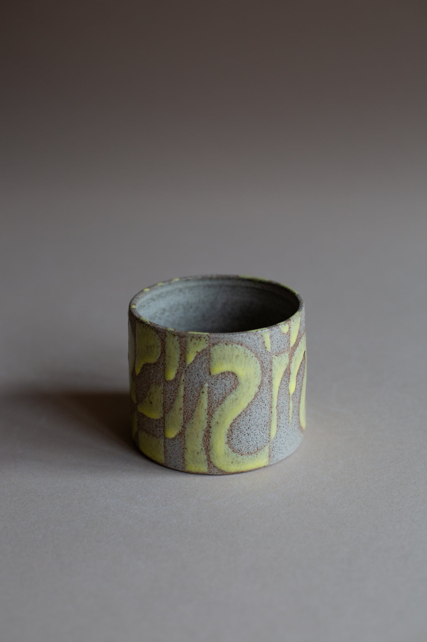 Squiggly Yellow Vessel