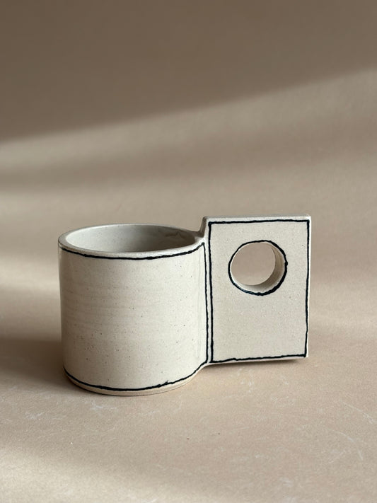 illustrated mug tall handle