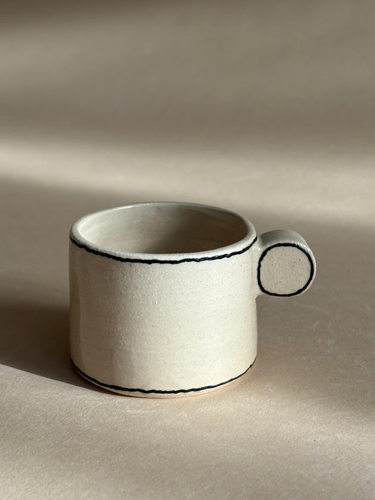 illustrated dot baby mug