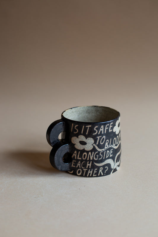 Is It Safe to Bloom Alongside Each Other? Double Trouble Mug