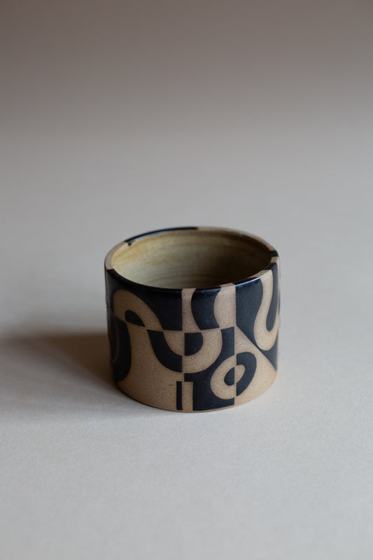 Squiggly Black Vessel