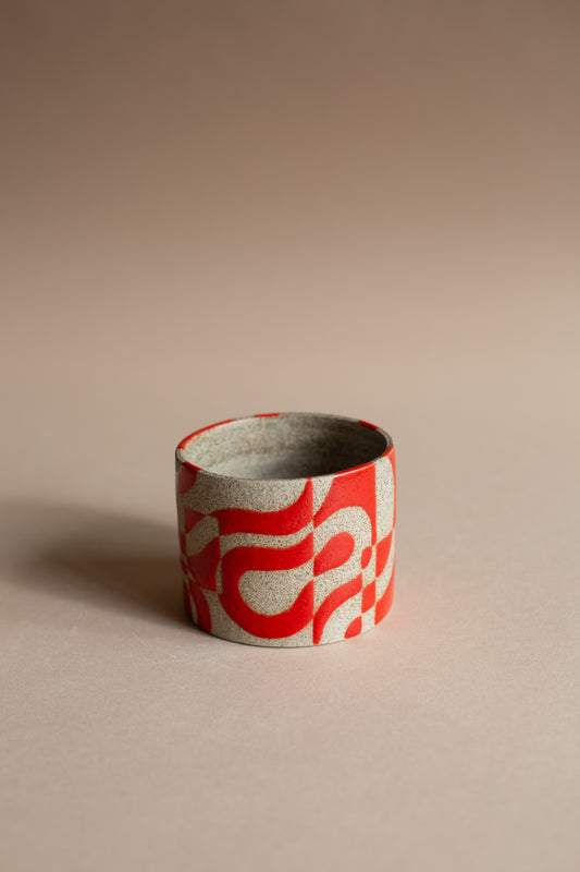 Squiggly Red Vessel
