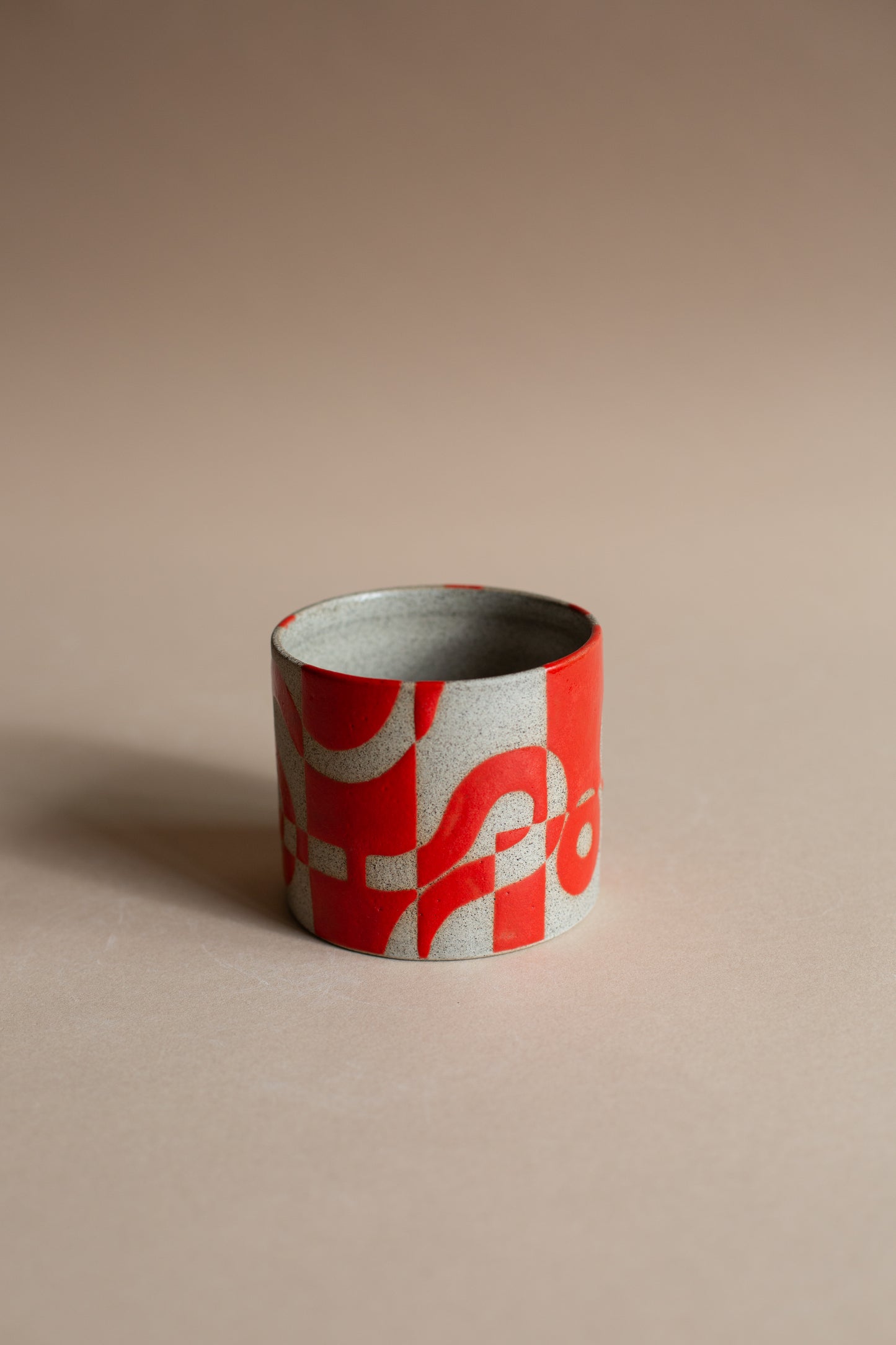 Squiggly Red Vessel No. 2