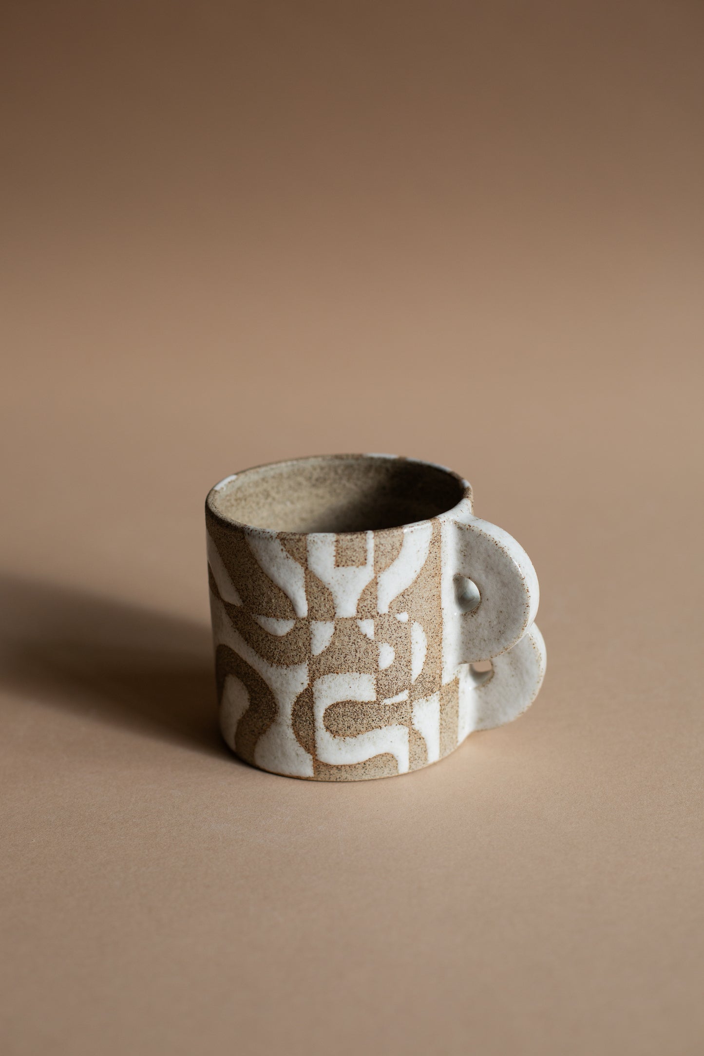Squiggly White Double Trouble Mug