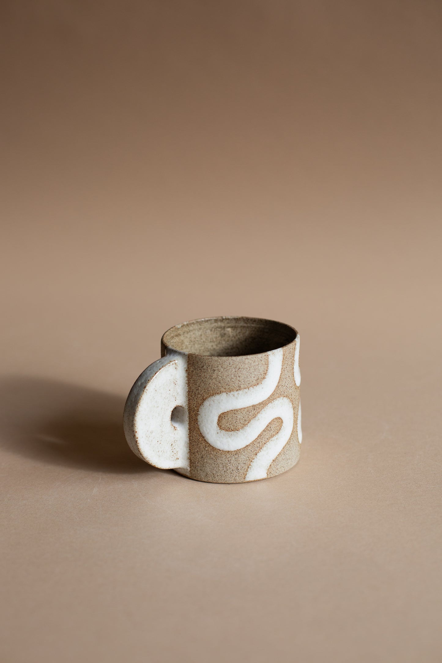 Squiggly White Mug