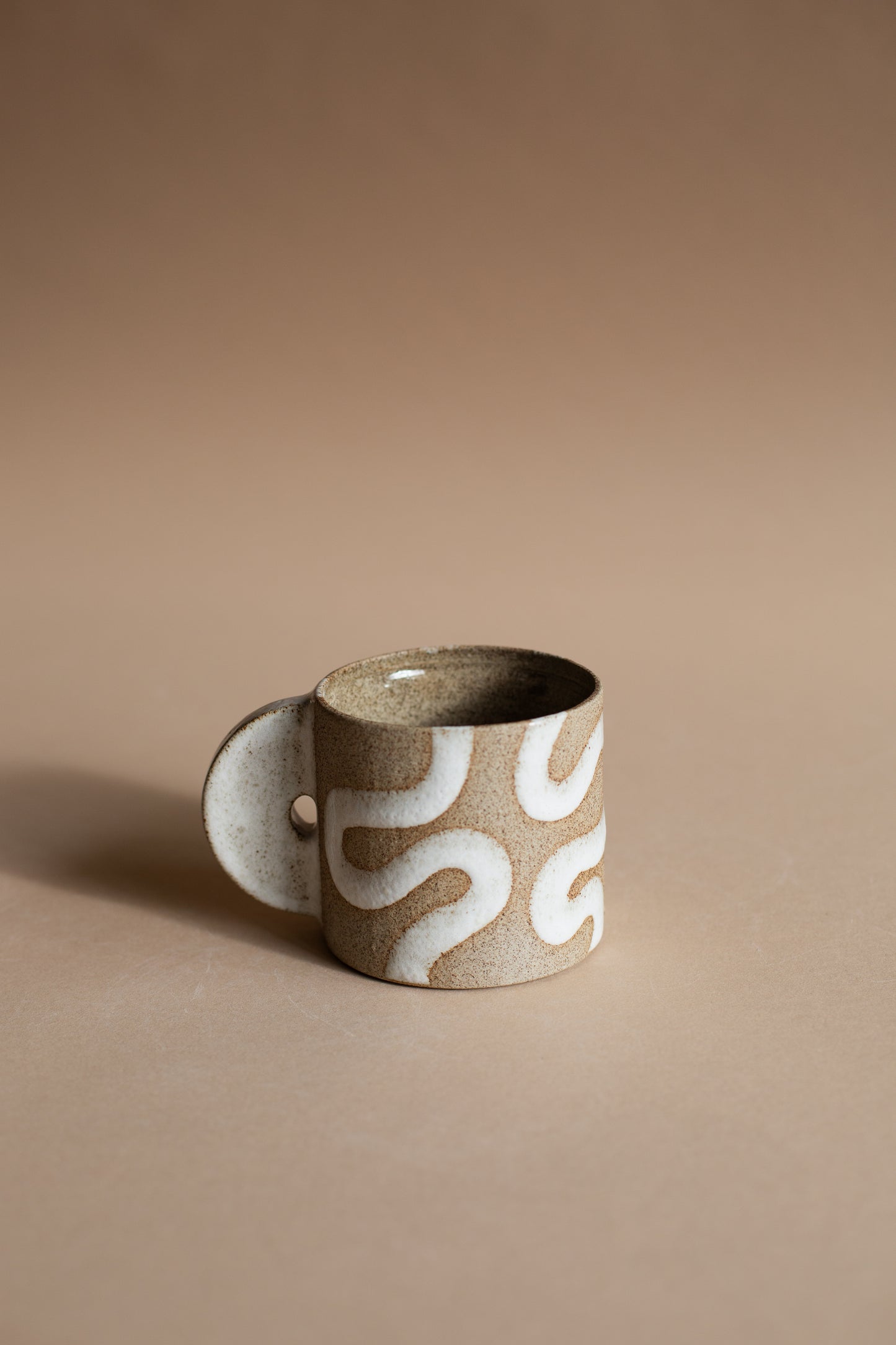 Squiggly White Mug