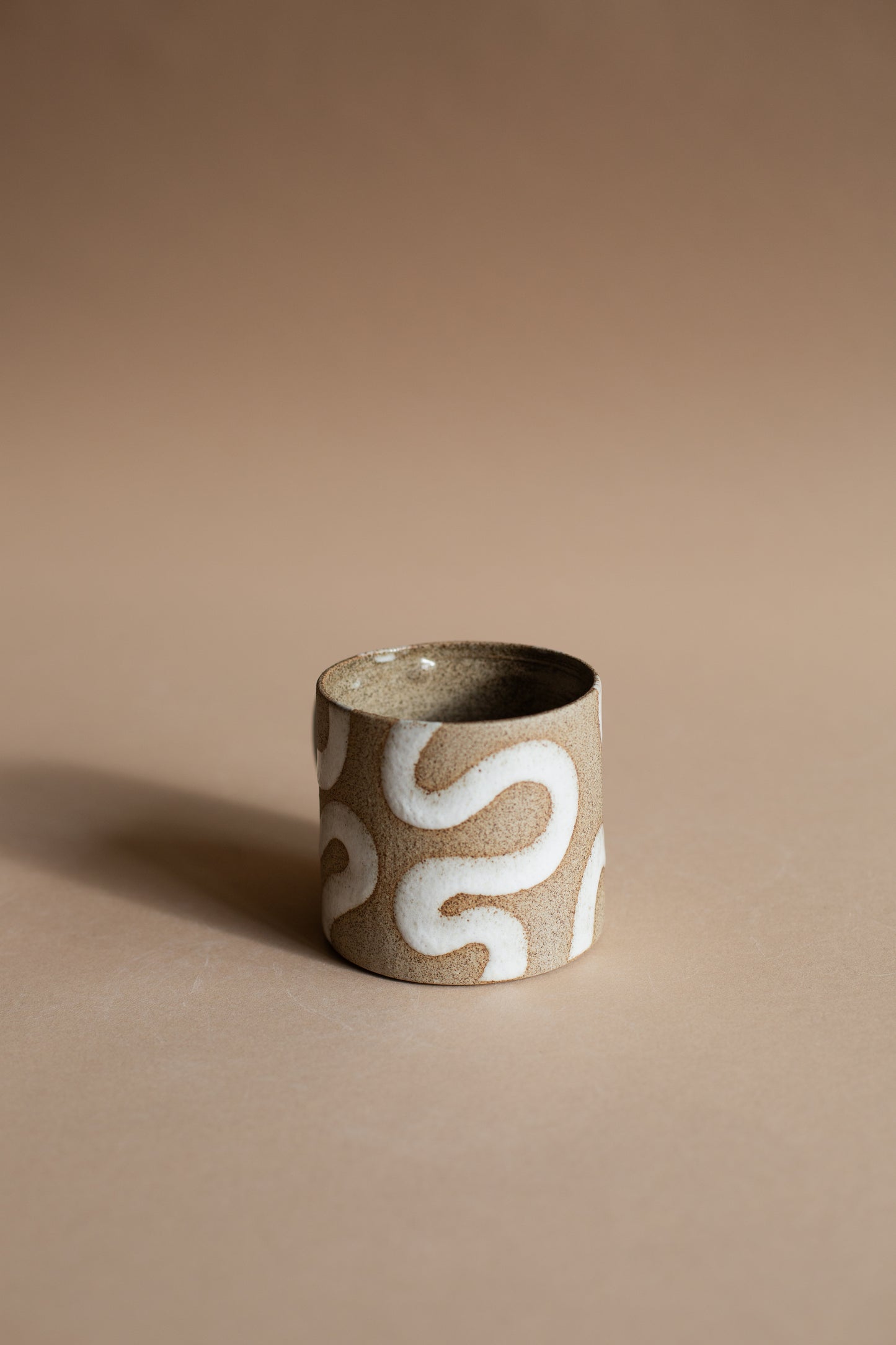 Squiggly White Mug