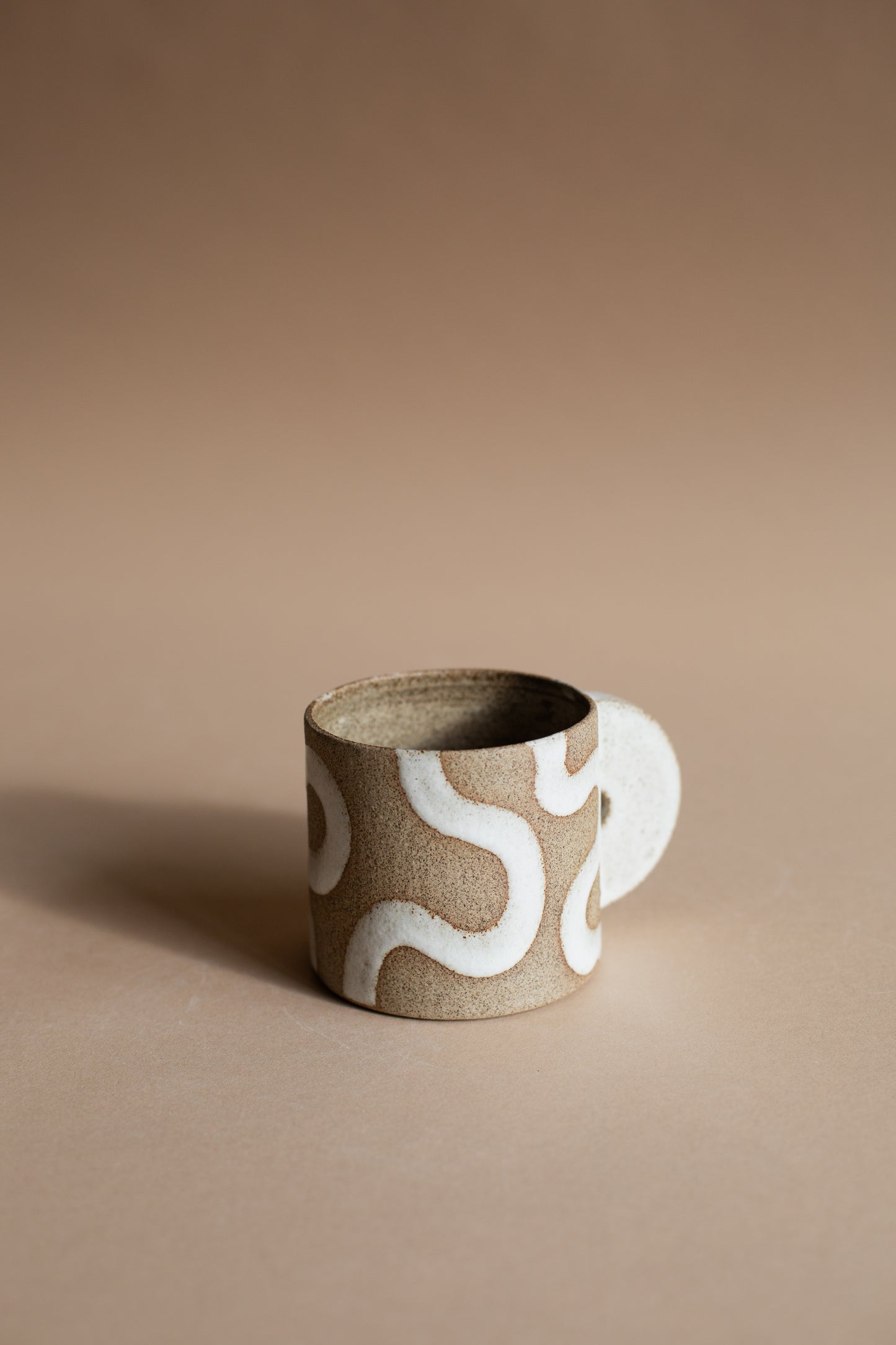 Squiggly White Mug