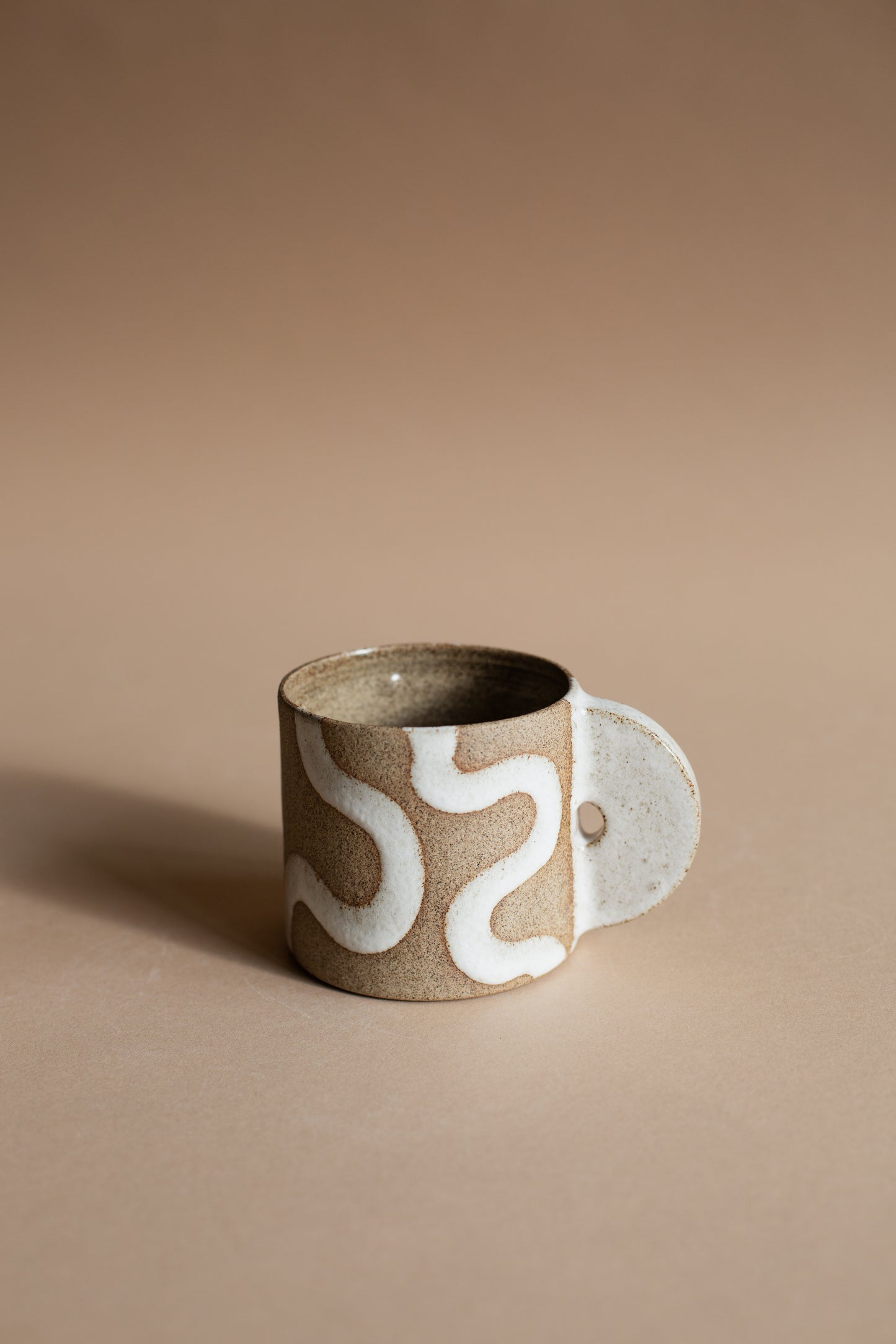 Squiggly White Mug